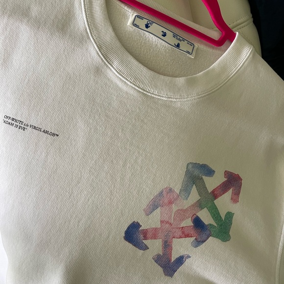 OFF WHITE OVERSIZED SWEATER DRESS (used twice) - Picture 3 of 5